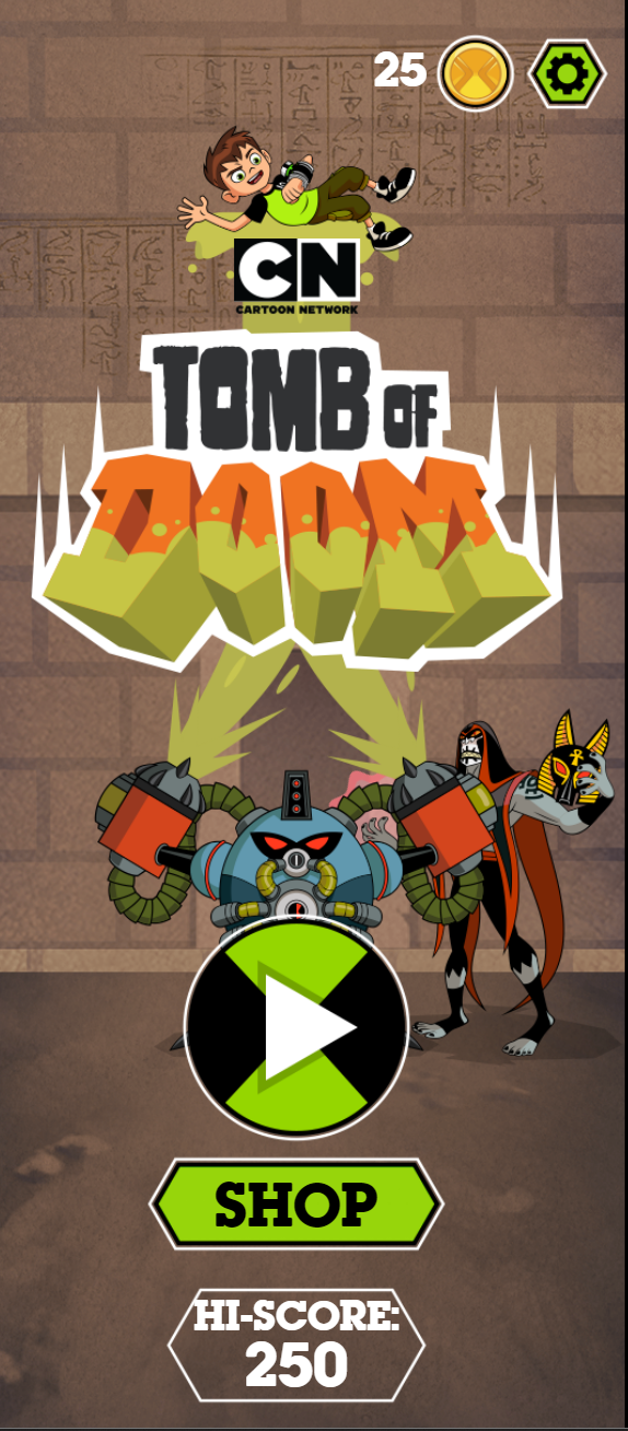 Tomb of Doom - Ben 10 Games